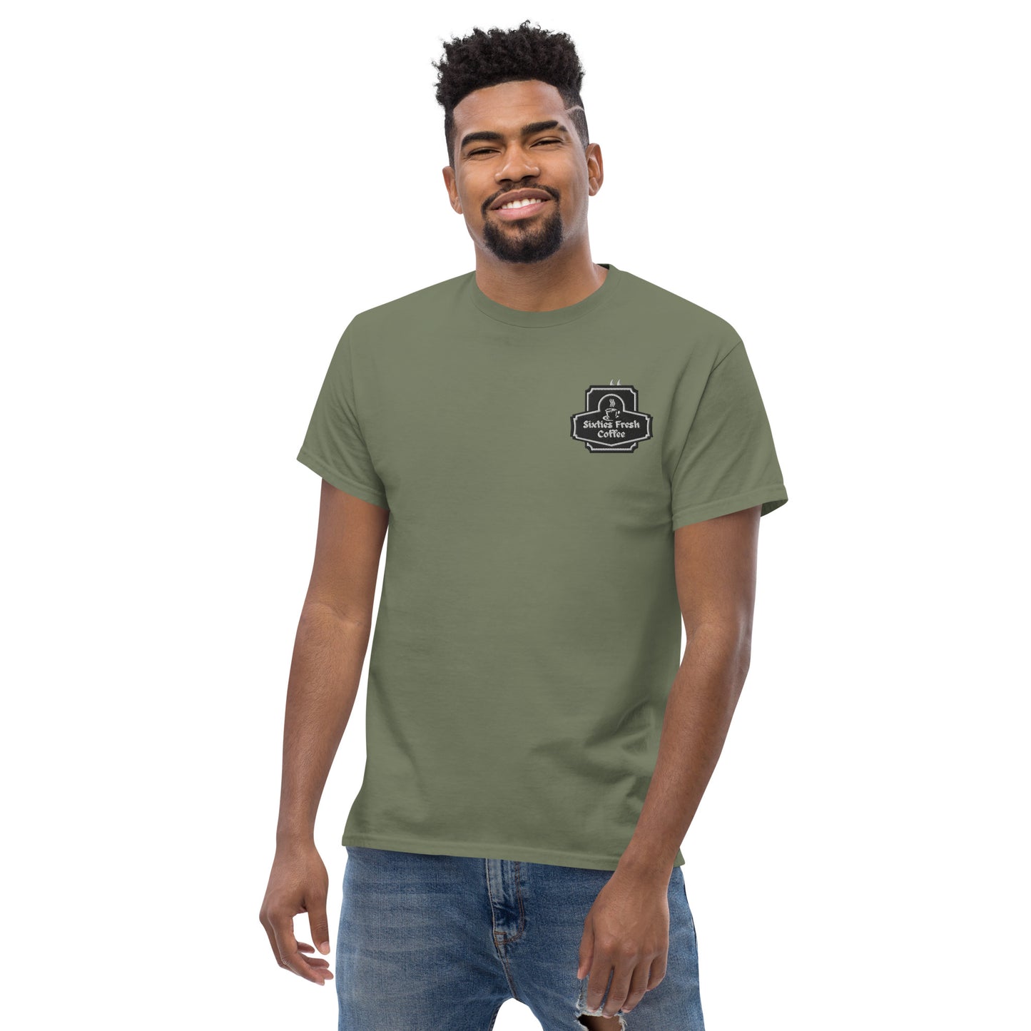 Sixties Embroidered Men's Classic Tee